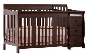 1. Stork Craft Portofino 4-in-1 Fixed Side Convertible Crib and Changer