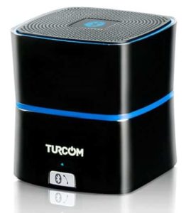 1. Turcom 5 Watt Enhanced Bass Portable Wireless Bluetooth Speakerphone