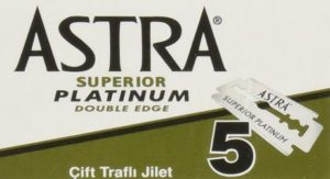 2. Astra Platinum Double Edge Safety Razor Blades