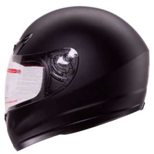 3. IV2 Matte Flat Black Full Face Motorcycle Helmet DOT