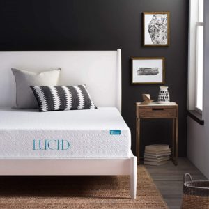 4. LUCID Gel Memory Foam Mattress