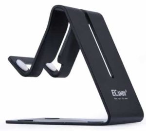 5. Ecandy Solid Aluminum Desktop Stand