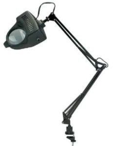 6. Alvin Magnifier Swing-arm Lamp Black