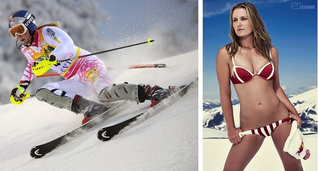 6. Lindsey Vonn (Skiing)
