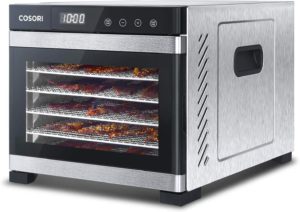 8. COSORI Stainless Steel Premium Food Dehydrator Machine