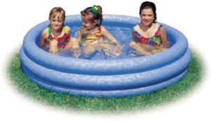 8. Intex Crystal Blue Kids Outdoor Inflatable Swimming Pool