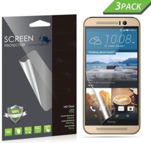 9. LK HTC One M9 [3 Pack] Premium HD Clear Screen Protector