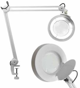9. Pro Magnify Professional 2-in-1 Spring-Arm Magnifier Lamp