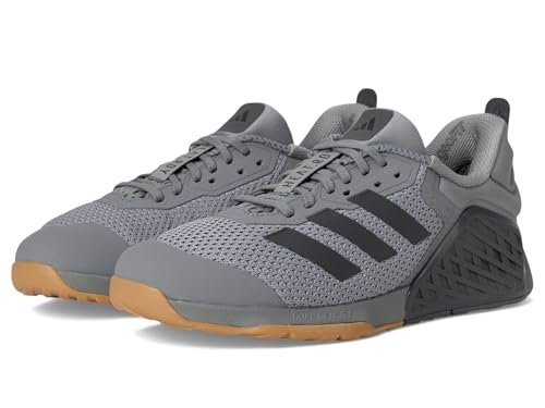 adidas Unisex Dropset 3 Training Sneaker, Grey/Grey/Black, 11 US Men