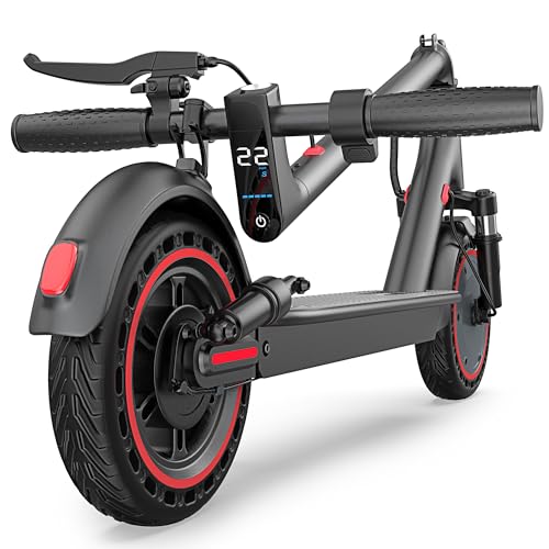 Electric Scooter, 8.5' /10' /14' Tire, 16/19/22 Mph Top Speed, 12/22/27/28/49 Miles Long Range, Folding Escooter for Adults and Teens with Dual Braking,Dual Suspension, App
