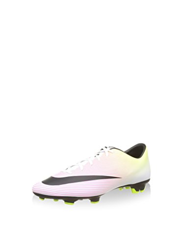 Nike New Men's Mercurial Victory V FG Soccer Cleats White/Blk/Volt 7
