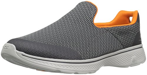 Skechers Performance Men's Go Walk 4 Expert Walking Shoe,Charcoal/Orange,13 M US