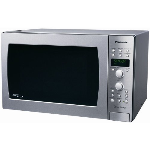 Panasonic NN-CD989S Genius 'Prestige' 1.5 cuft 1100-Watt Sensor Convection Microwave with Inverter Technology, Full Stainless Steel