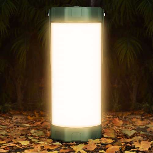 Glocusent 106 LED Camping Lantern Rechargeable, Up to 80Hrs, 5000mAh Lantern with 5 Brightness 3 Modes & SOS, IP68 Waterproof, Max 1200LM, Camping Light for Power Outages Hiking Emergency Hurricane