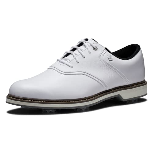 FootJoy Men's FJ Originals Golf Shoe, White/White, 10.5 Medium