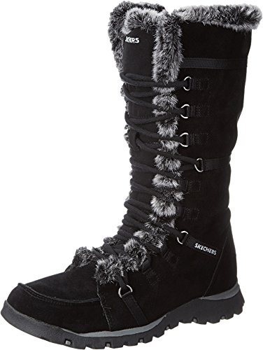 Skechers Women's Grand Jams-Unlimited, Black, 9.5 M US