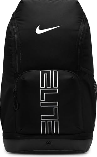 Nike Varsity Elite Backpack (32L), Black/Black/Metallic Silver, One Size