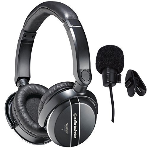 Audio-Technica ATH-ANC27X Quiet Point Active Noise-Cancelling Headphones With in-line Mic