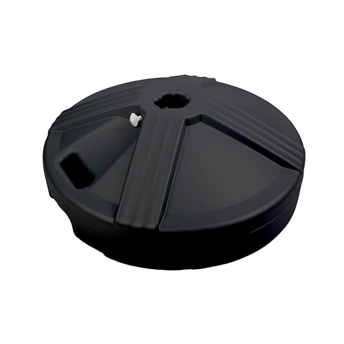 US Weight Durable Fillable Umbrella Base Designed to be Used with a Patio Table (Black)