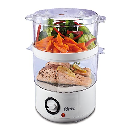 Oster CKSTSTMD5-W 5-Quart Food Steamer, White CKSTSTMD5-W