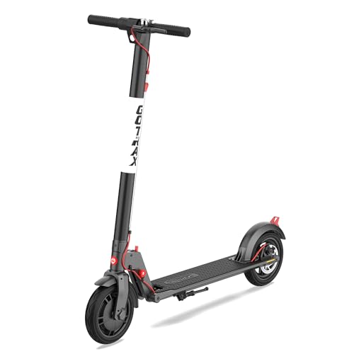 Gotrax GXL V2 Electric Scooter, 8.5' Solid Tire, Max 12 Mile and 15.5Mph Speed Power by 250W Motor, Lightweight 25.95lb, Cruise Control Aluminum Alloy Frame Foldable Commuting Escooter for Adults 13+