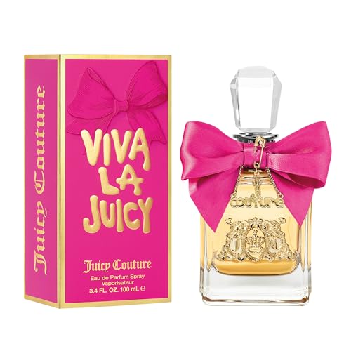 Juicy Couture Viva La Juicy Eau De Parfum, Women's Perfume with Notes of Mandarin, Gardenia & Caramel, Floral & Sweet, EDP Spray, 3.4 fl oz