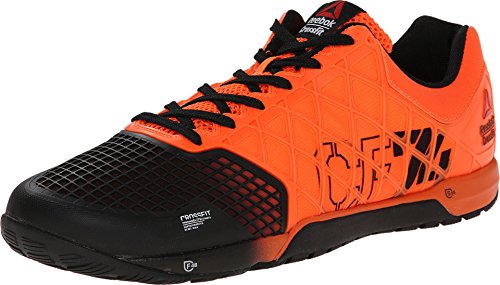 Reebok Mens Crossfit Nano 4.0 Solar Solar Orange/Black Sneaker 9 D - Medium