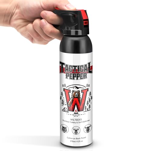 Powerful Compact Pepper Spray, Outdoor Personal Protection, Maximum Strength for Camping, Hiking, Outdoor Activities
