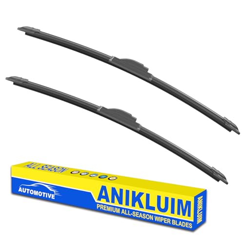 OEM Quality 26' + 18' Premium All-Seasons Durable Stable And Quiet Windshield Wiper Blades-J Hook Wipers(Set of 2)