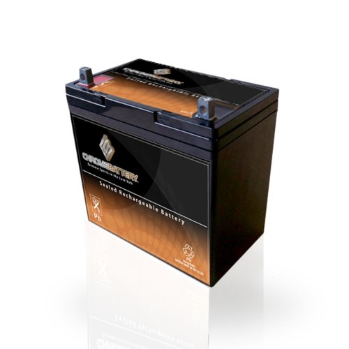 Rechargeable 12V 55Ah AGM Deep Cycle Battery - for RENOGY PV Solar Panels