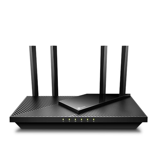 TP-Link AX1800 WiFi 6 Router V4 (Archer AX21) – Dual Band Wireless Internet, Gigabit, Easy Mesh, Works with Alexa - A Certified for Humans Device, Free Expert Support