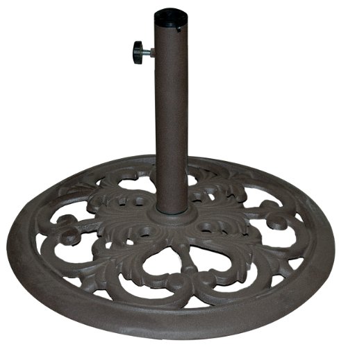 Galtech TropiShade 30-Pound Bronze Powder-Coated Cast Iron Umbrella Stand