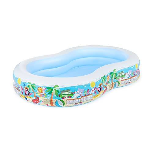 INTEX Pool Snorkel Fun Swim Centre Pool,103 inch X 63 inch X 18 inch, for Ages 3+