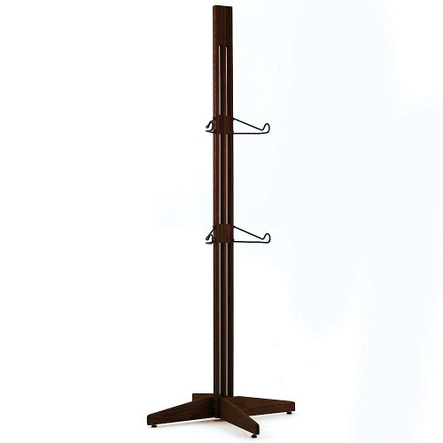 gearup OakRak Freestand Storage Rack, Dark Walnut