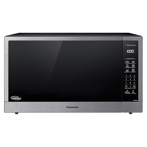 Panasonic NN-SN98JS Microwave Oven Stainless Steel Countertop/Built-In with Inverter Technology and Genius Sensor, 2.2 Cubic Foot