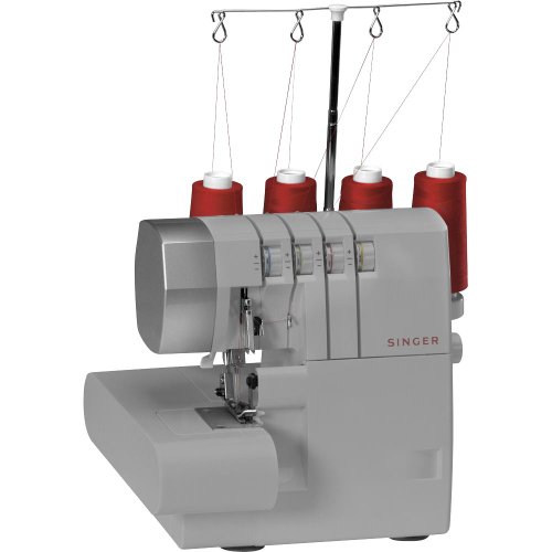 SINGER | ProFinish 14CG754 2-3-4 Thread Serger with Adjustable Stitch Length, & Differential Feed - Sewing Made Easy,White