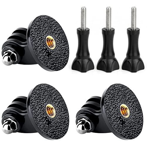 YALLSAME Tripod Mount for GoPro Tripod Mount Adapter with Thumb Screws Compatible with GoPro Hero 13 12 11 10 9 8 7 6 5 4 3 3+ 2 1 Session Fusion MAX DJI Osmo Action Camera