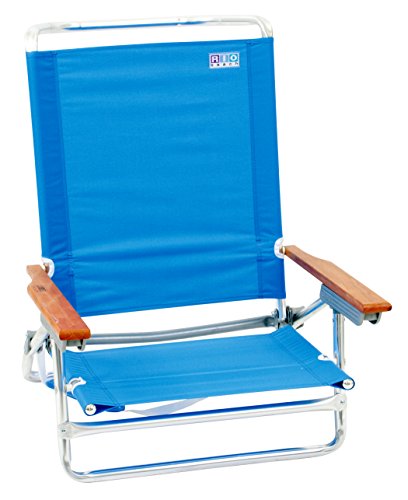 Rio Beach Classic 5 Position Lay Flat Folding Beach Chair