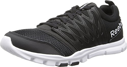 Reebok Men's Yourflex RS 5.0L Training Shoe, Black/White, 11 M US
