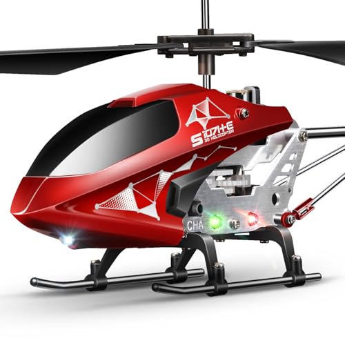 SYMA S107H-E RC Helicopter for Kids 8-12 and Beginners, Remote Control Helicopter with Altitude Hold, 2 Speed Modes, Whole Alloy Toy for Boys Girls Indoor Gift