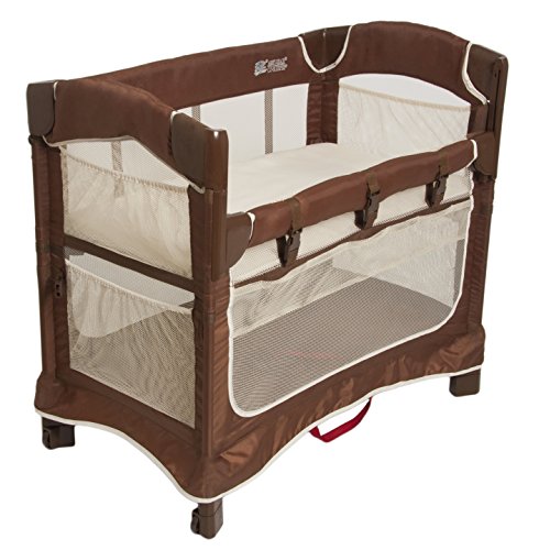 Arm's Reach Concepts Mini Ezee 3-in-1 Bedside Bassinet - Cocoa/Natural