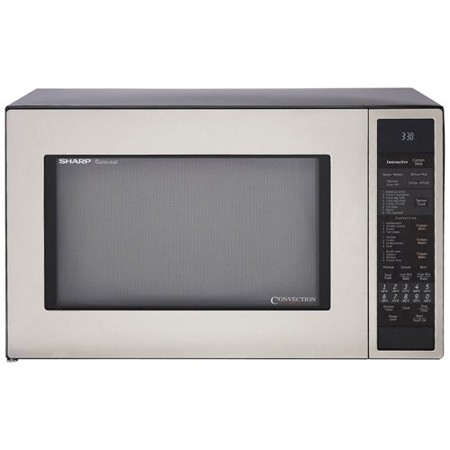 Sharp R-930CS 1-1/2-Cubic Feet 900-Watt Convection Microwave, Stainless