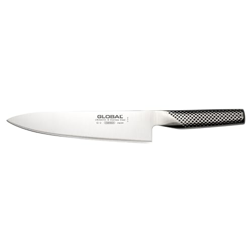 Global 8-Inch Chef's Knife – Lightweight Japanese Stainless Steel, Razor-Sharp Edge, Made in Japan, G-2