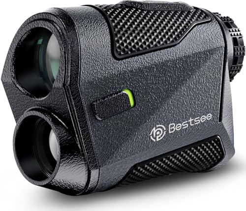 Bestsee Golf Rangefinder with Slope - 1500 Yards Laser Range Finder Golf for Hunter,High-Precision Flag Pole Locking Vibration,7X Magnification, USB-C Rechargeable Rangefinders Magnet Strip