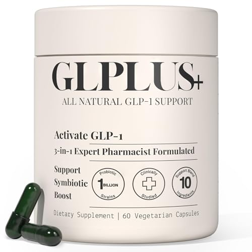 GLP-1 Supplement for Women and Men | Hunger & Metabolism Support - Expert Formulated to Support GLP1 Naturally | Probiotic and Prebiotic (60 Capsules)