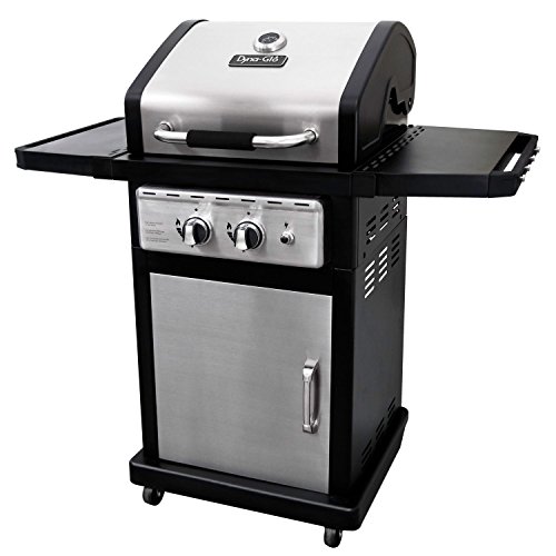 Dyna-Glo Black & Stainless Premium Grills, 2 Burner, Liquid Propane Gas