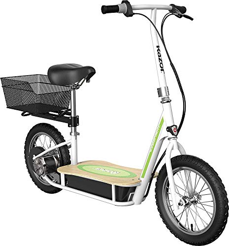 Razor EcoSmart Metro Electric Scooter Chain-Driven Motor - White