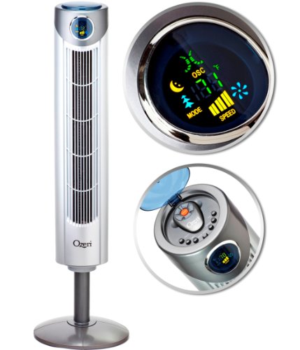 Ozeri Ultra 42” Oscillating Tower Fan with Noise Reduction Technology