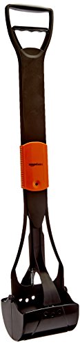 Amazon Basics Jaw Clamp Pet Poop Scooper, 36-Inch
