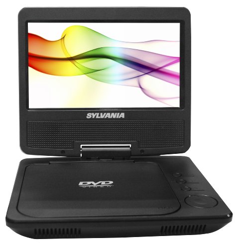 Sylvania Portable DVD Player SDVD7027-C, 7-Inch, Swivel Screen, Black